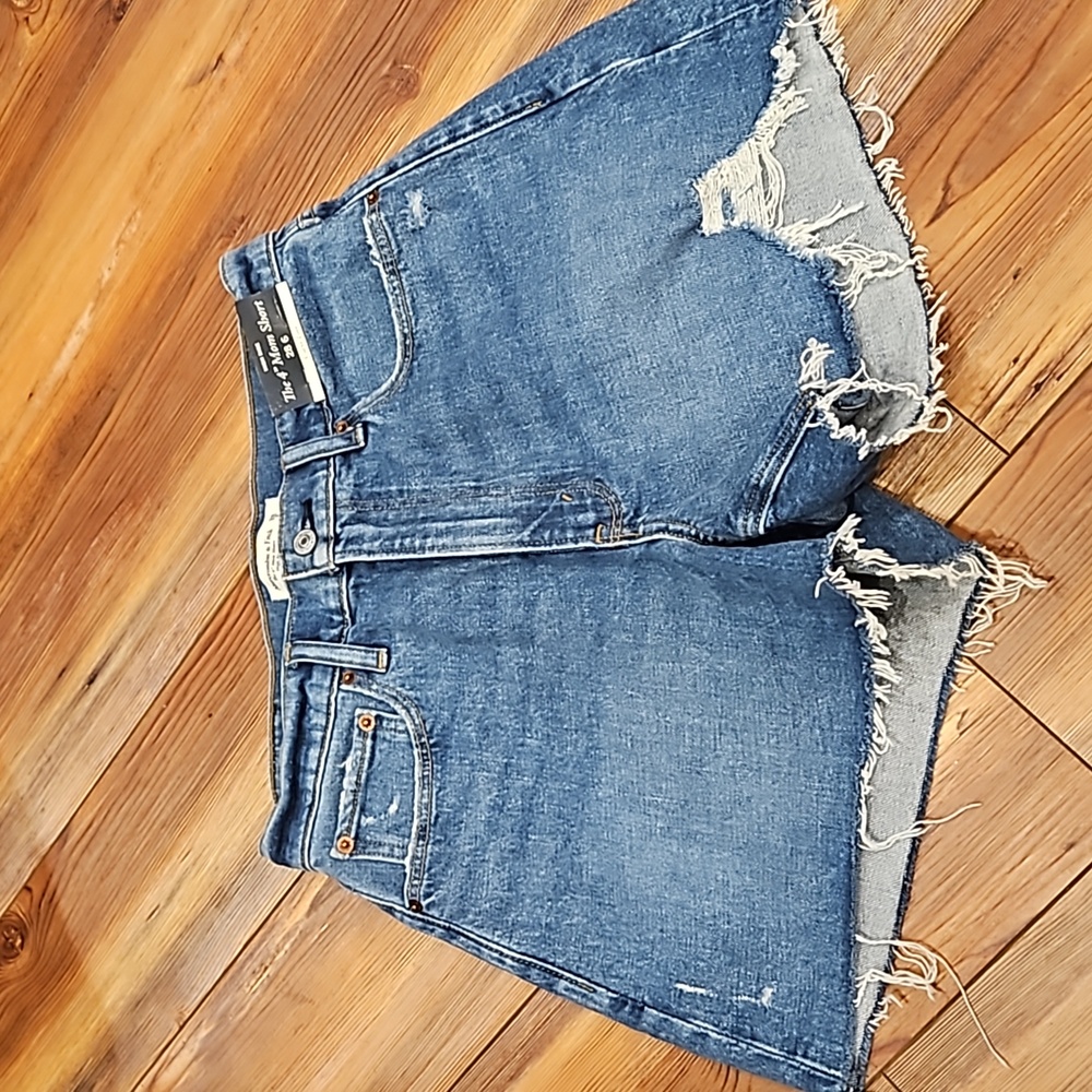 Abercrombie & Fitch Blue Jean Shorts